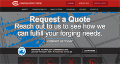 Desktop Screenshot of cantondropforge.com